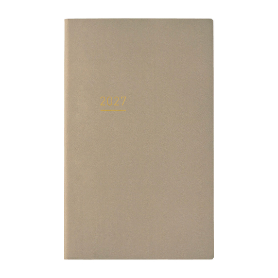 Kokuyo Jibun Techo Lite 2027 A5 Slim Beige