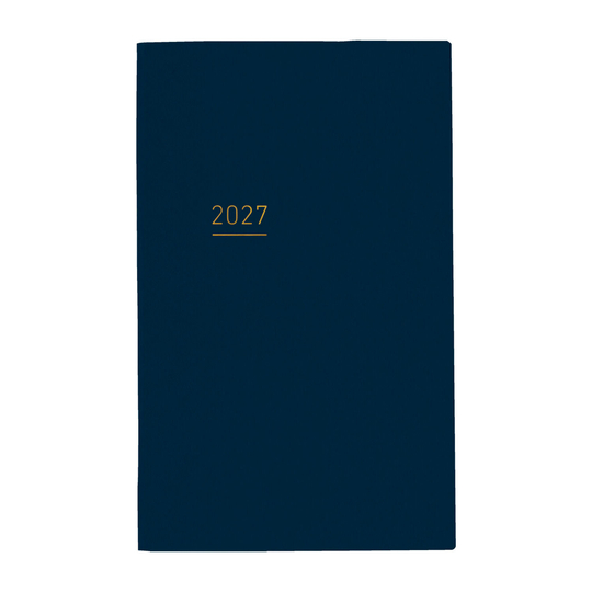 Kokuyo Jibun Techo Lite Agenda 2027 A5 Slim Navy