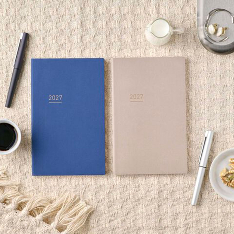 Kokuyo Kokuyo Jibun Techo Lite mini Agenda 2027 B6 Slim Beige