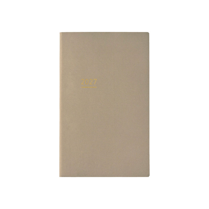 Kokuyo Kokuyo Jibun Techo Lite mini 2027 B6 Slim Beige