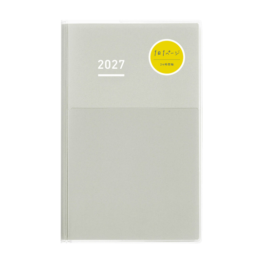 Kokuyo Jibun Techo Days Agenda 2027 A5 Slim Grigia