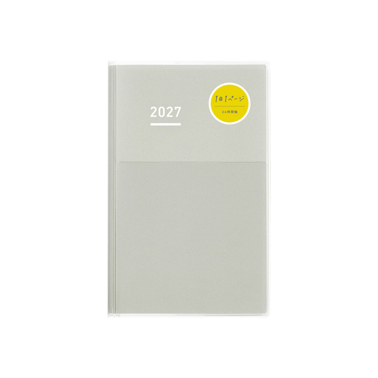 Kokuyo Jibun Techo Days mini Agenda 2027 B6 Slim Grigia