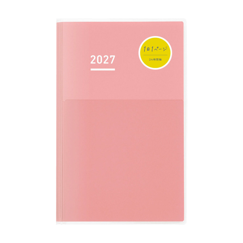 Kokuyo Kokuyo Jibun Techo Days 2027 A5 Slim Pink