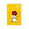 Kokuyo Kokuyo Jibun Techo Days Agenda 2027 A5 Slim Sheep Yarn Ball Yellow