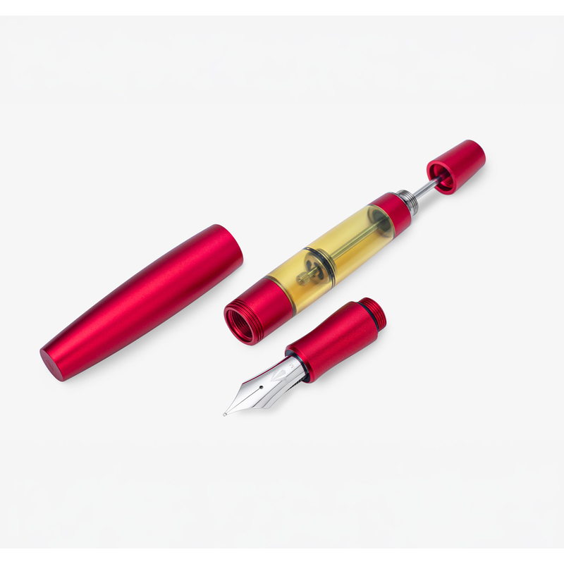 Gravitas Gravitas Monster Aluminium Penna Stilografica Ultem Red