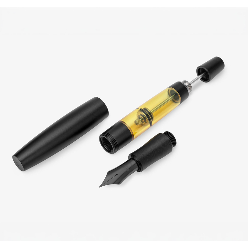 Gravitas Gravitas Monster Aluminium Fountain Pen Ultem Black