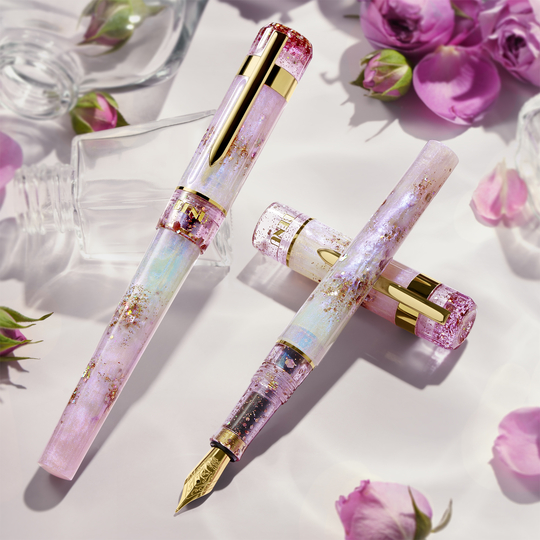 Benu Tribute Fountain Pen Rose de Mai