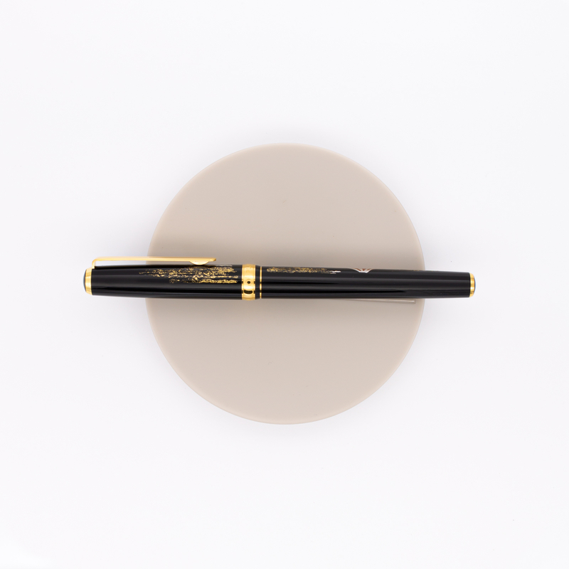 Platinum Vicoh Modern Maki-e Penna Stilografica Mt. Fuji Rosso