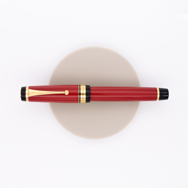 Pilot Custom Urushi Penna Stilografica Ebanite Rossa