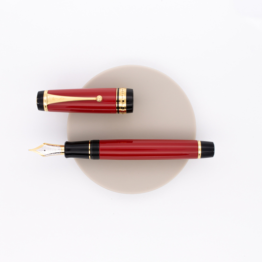 Pilot Custom Urushi Penna Stilografica Ebanite Rossa