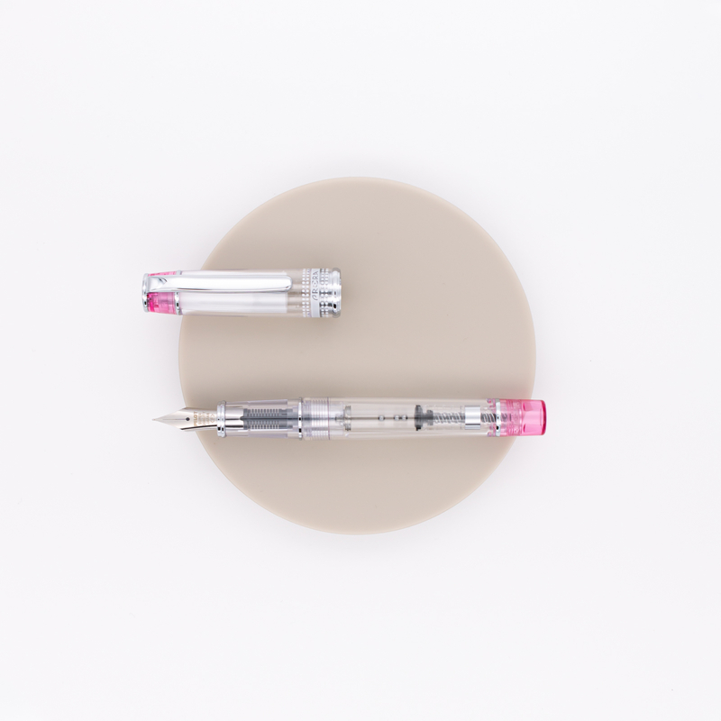Pilot Prera Penna Stilografica Rosa Trasparente