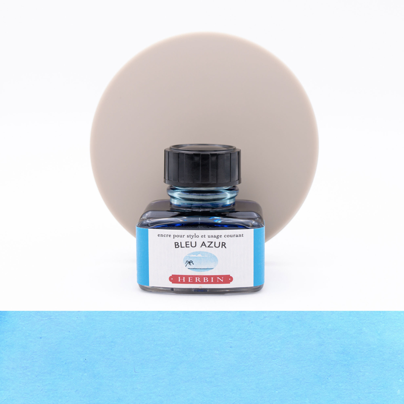 Herbin Bleu Azur Ink Bottle 30 ml