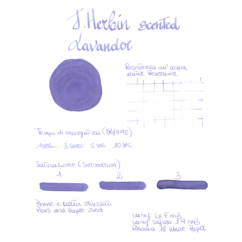 Herbin Lavender Scented Ink Bottle 30 ml