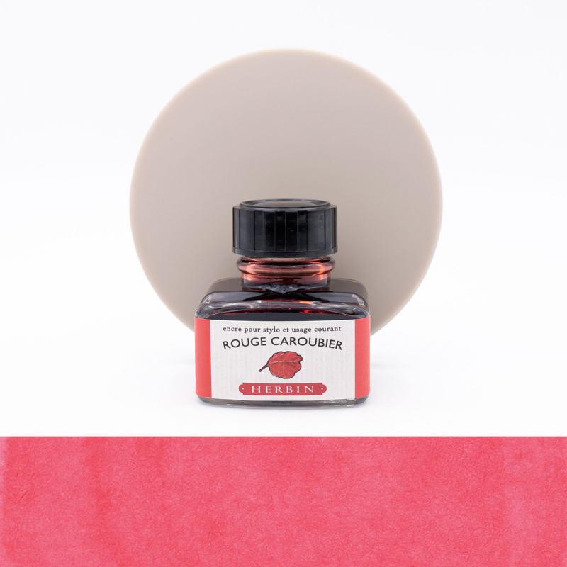 Herbin Rouge Caroubier Ink Bottle 30 ml