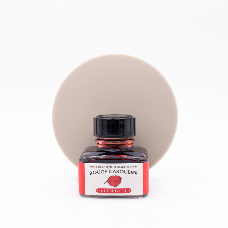 Herbin Rouge Caroubier Ink Bottle 30 ml