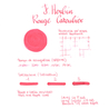 Herbin Rouge Caroubier Ink Bottle 30 ml