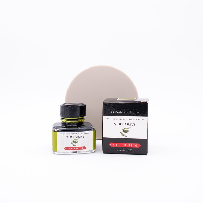 Herbin Vert Olive Ink Bottle 30 ml