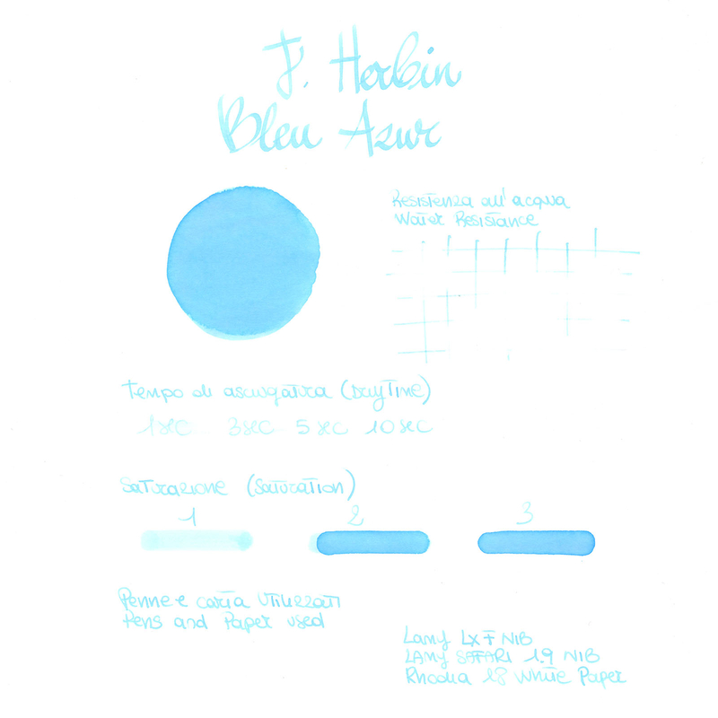 Herbin Bleu Azur Inchiostro 10 ml
