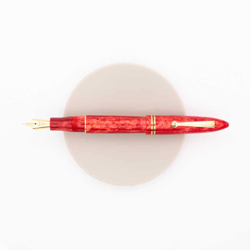 Leonardo Officina Italiana Furore Fountain Pen Red Passion & Gold