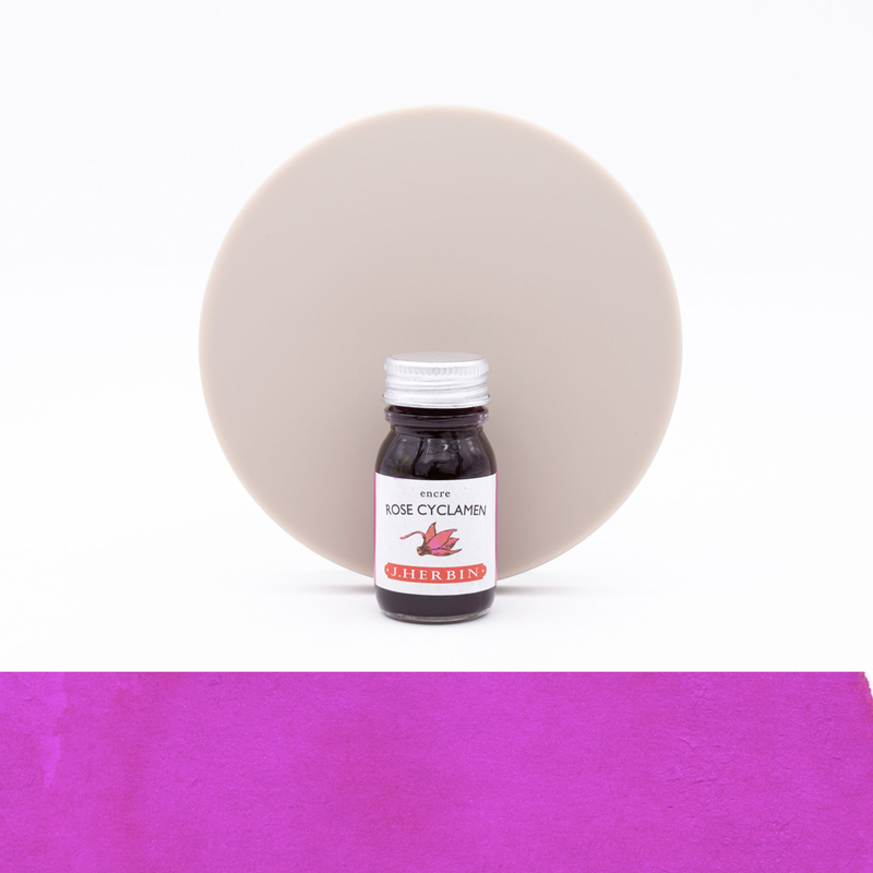 Herbin Rose Cyclamen Ink Bottle 10 ml