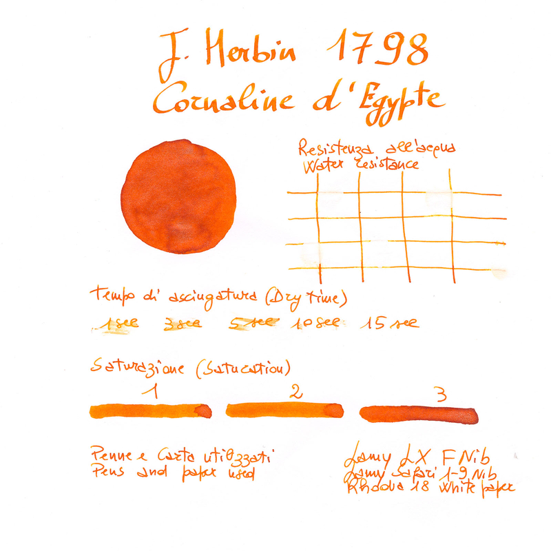 Herbin 1798 Cornaline d'Egypte Ink Bottle 50 ml