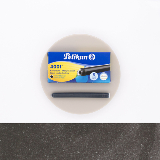 Pelikan 4001 Brilliant Black 5 Ink Long Cartridges
