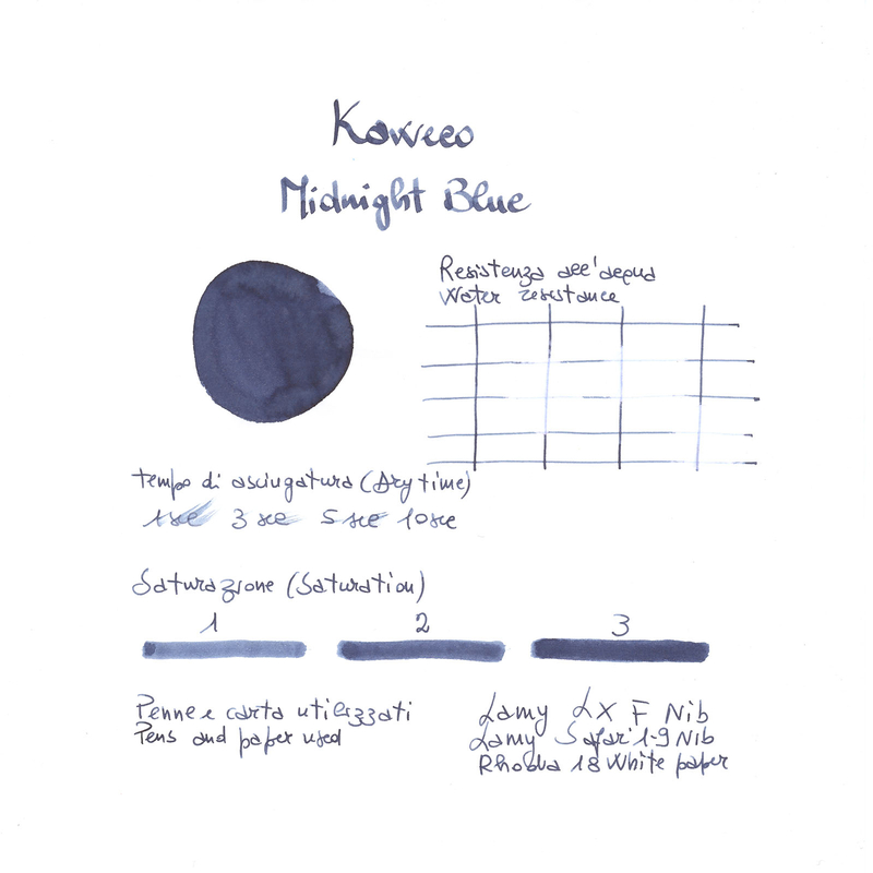 Kaweco Midnight Blue 6 Ink Cartridges
