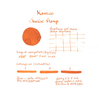 Kaweco Sunrise Orange 6 Ink Cartridges