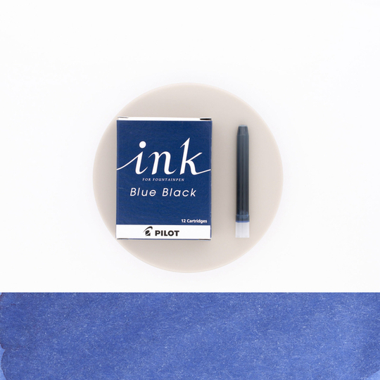 Pilot Blue Black 12 Ink Cartridges