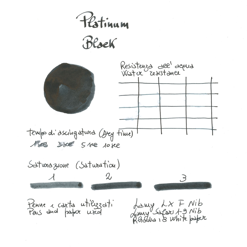 Platinum Black Ink Bottle 60 ml
