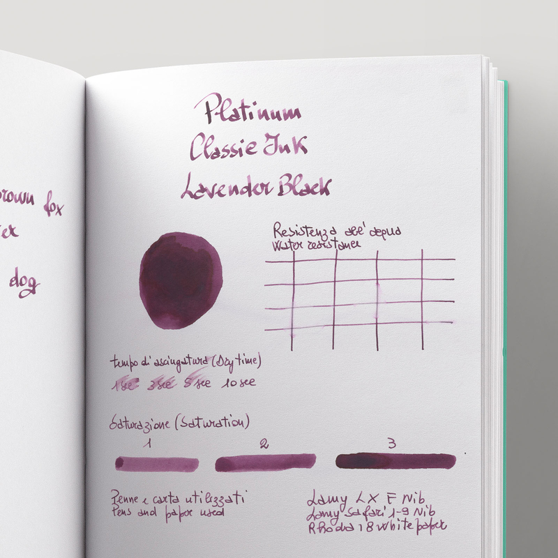 Platinum Classic Ink Lavender Black Inchiostro 60 ml