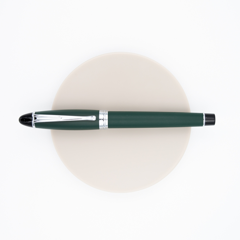 Aurora Ipsilon Satin Rollerball Pen Green