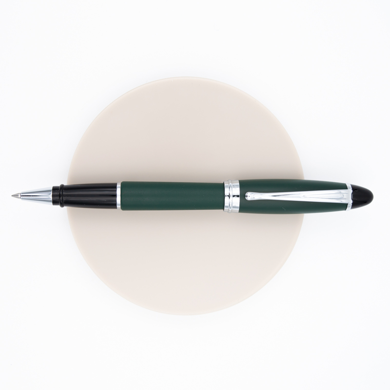 Aurora Ipsilon Satin Rollerball Pen Green