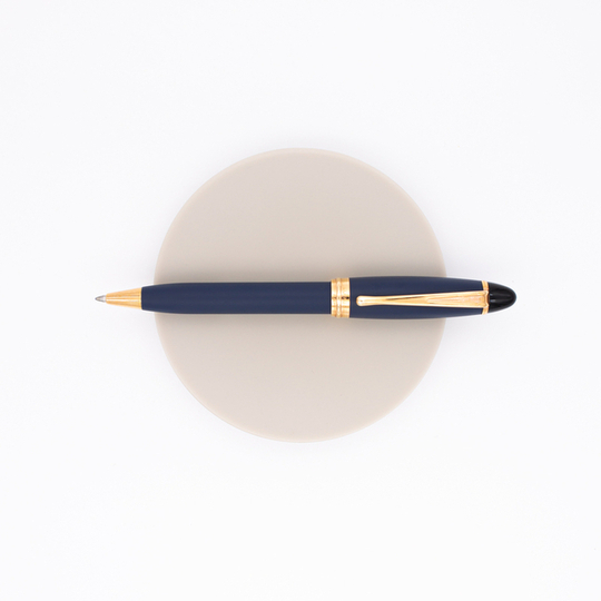 Aurora Ipsilon Satin Penna Sfera Blu Oro Rosa