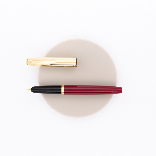 Aurora Duo Cart Fountain Pen Burgundy & Gold
