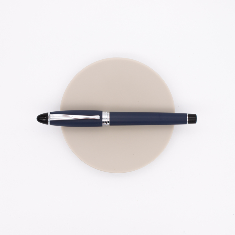Aurora Ipsilon Satin Fountain Pen Blue
