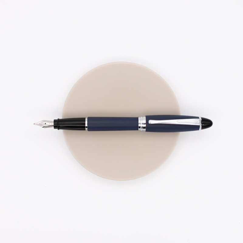 Aurora Ipsilon Satin Fountain Pen Blue