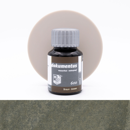 Rohrer & Klingner Dokumentus Brown Ink Bottle 50 ml