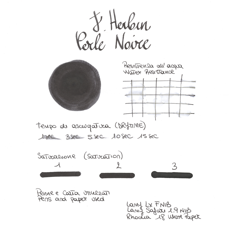 Herbin Perle Noire 6 Ink Cartridges