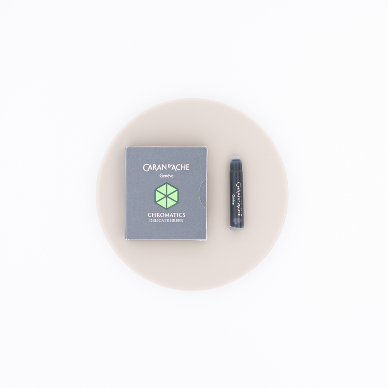 Caran d'Ache Delicate Green 6 Ink Cartridges