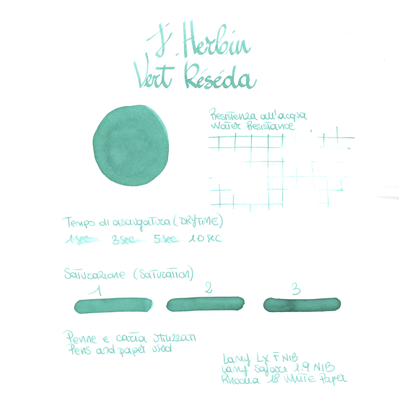 Herbin Vert Reseda Inchiostro 10 ml
