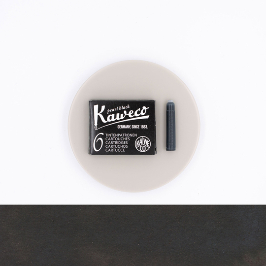 Kaweco Pearl Black 6 Cartucce