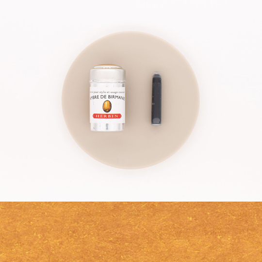 Herbin Ambre de Birmanie 6 Ink Cartridges